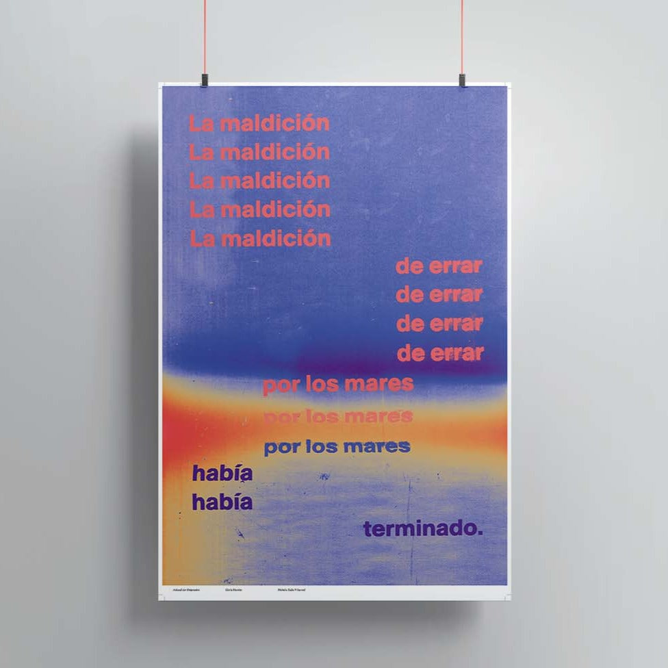Print Colección Paisajes Poéticos" Ankunft der Emigranten" de Gloria Dünkler por Michelle Zadio Villaroel