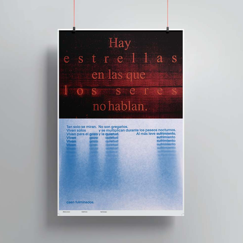 Print colección Paisajes Poéticos "Historias de Astros" de Cecilia Vicuña x Aude Gunzinger