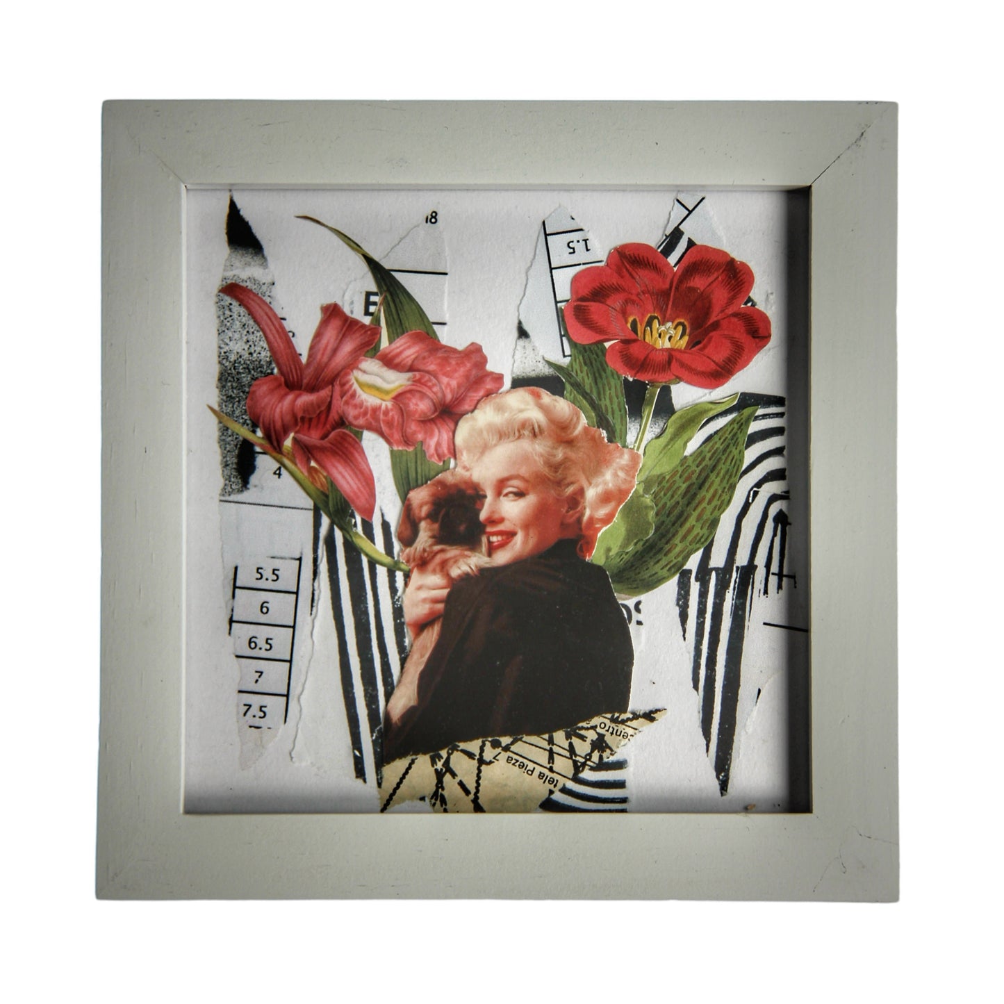 Cuadro Collage Marilyn por Clau Collage