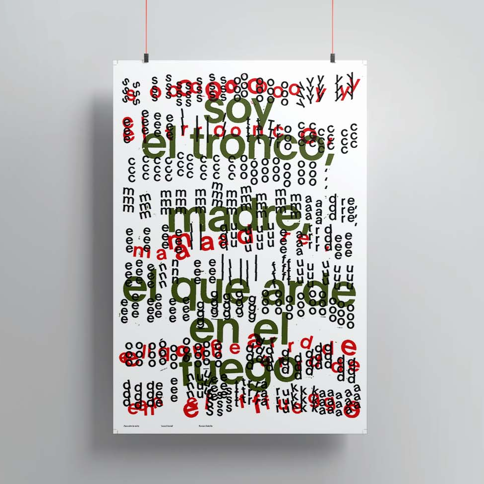 Print "Pasos sobre tu rostro" de Leonel Lienlaf por Romain Oederlin