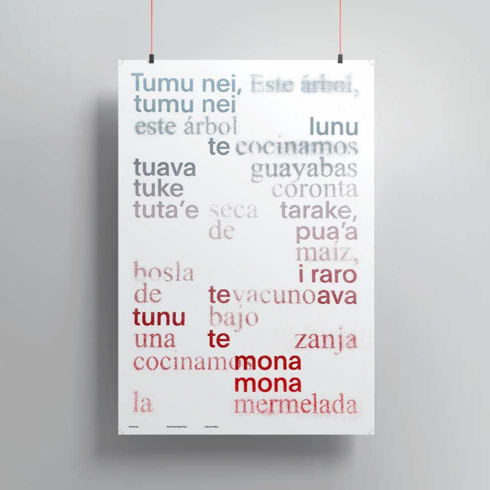 Print "Uka keu keu" de Mata Uiroa Manuel Atan por Ianka Jean-Marie
