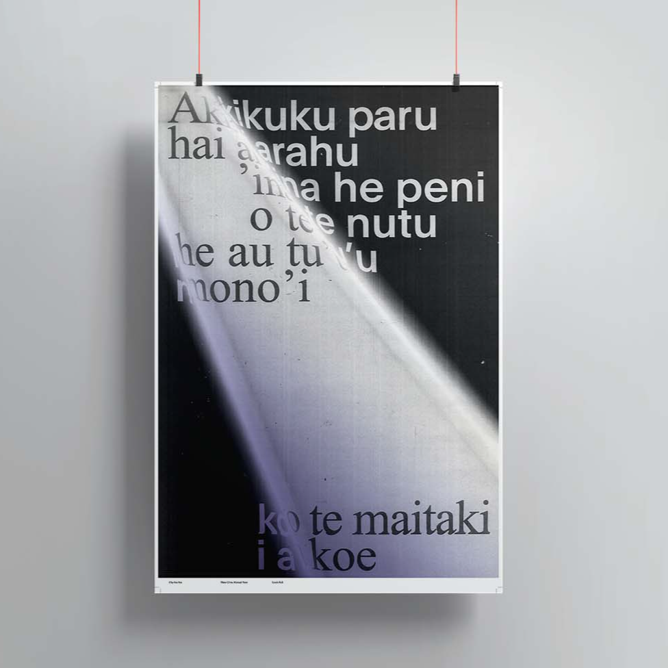 Print "Uka keu keu" de Mata Uiroa Manuel Atan por Louis Roh
