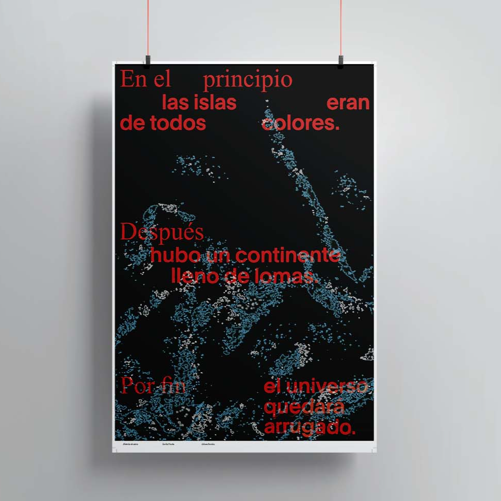 Print colección Paisajes Poéticos "Historias de Astros" de Cecilia Vicuña x Juliana Ferreira