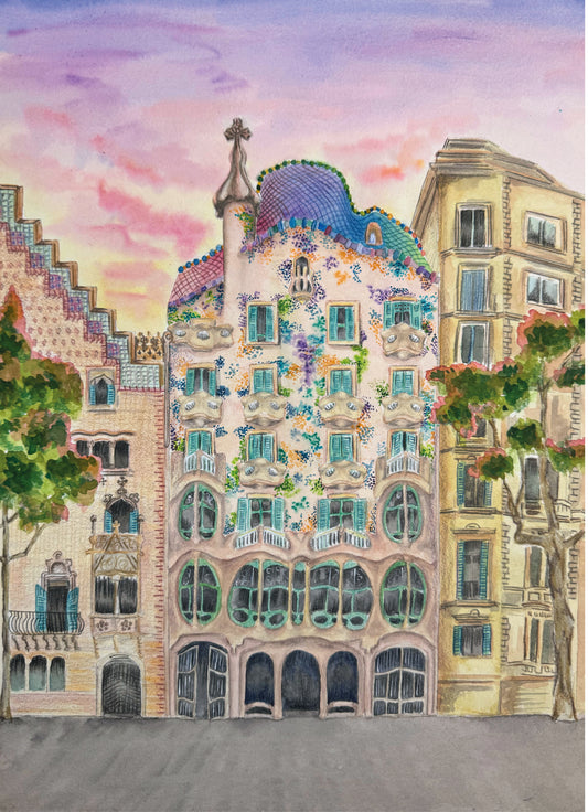 Print Fine Art Batlló A5 de Kim Bastias