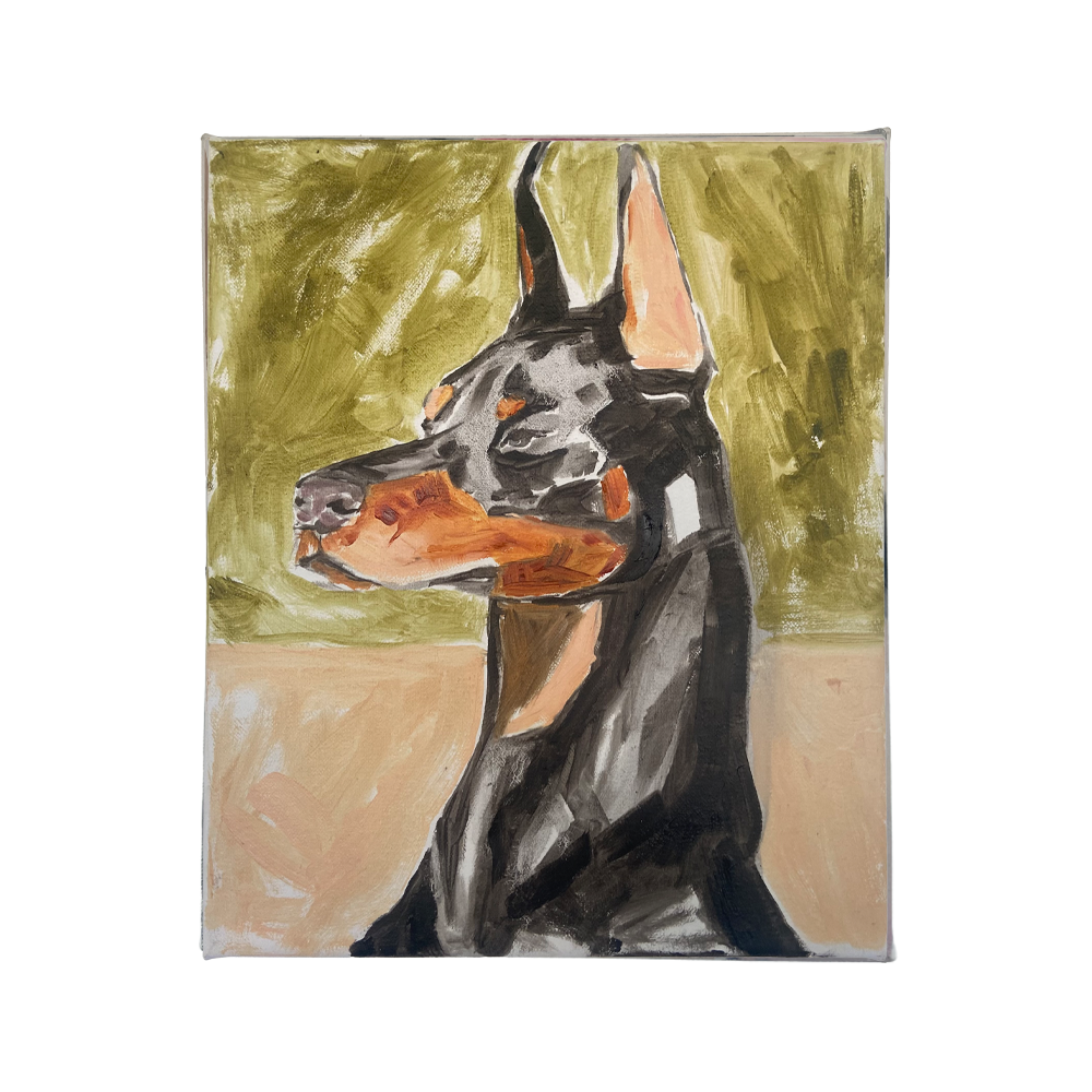 Cuadro "Perro Negro" de Pablo Malig