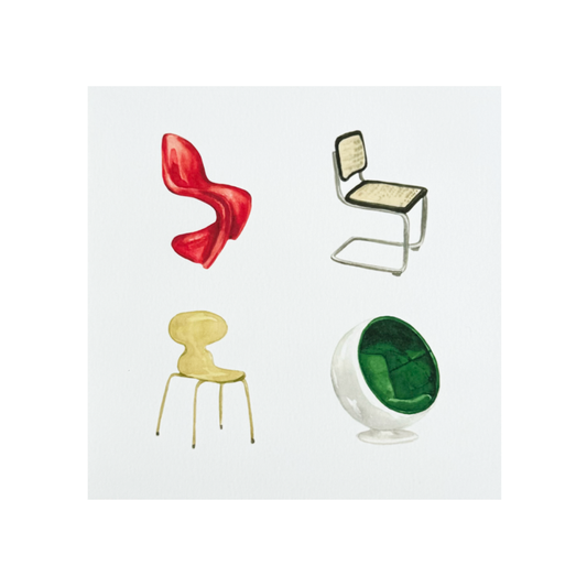 Print "Sillas MINI" de Val Estay